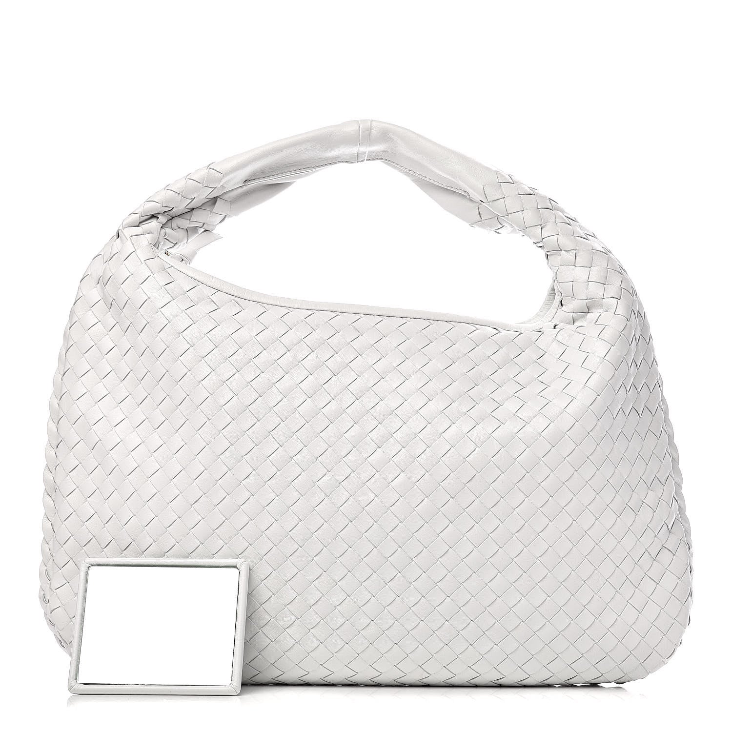 Bottega Veneta Nappa Intrecciato Medium Veneta Hobo White 1 of 9