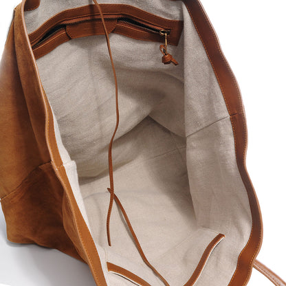 Proenza Schouler Suede PS1 Large Shopper Tobacco 5 of 11