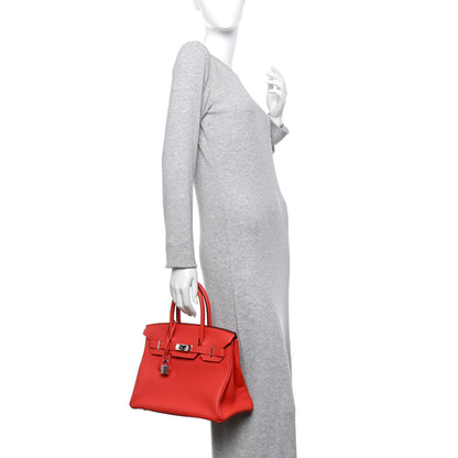 Hermes Togo Birkin 30 Rouge Pivoine 2 of 12