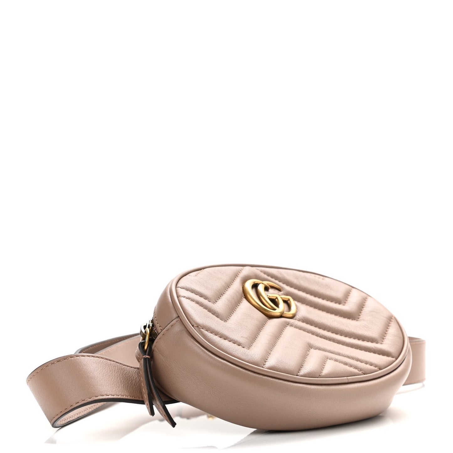 Calfskin Matelasse GG Marmont Belt Bag 85 34 Porcelain Rose