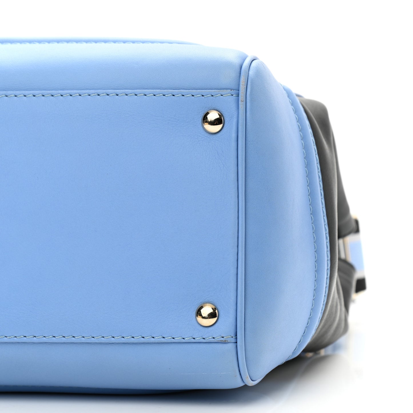 Calfskin Large Palazzo Empire Bag Blue Multicolor