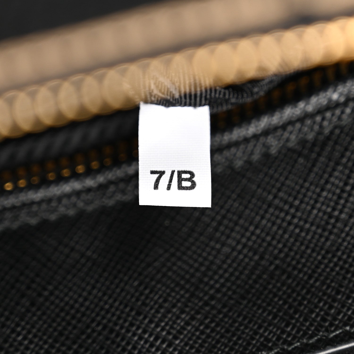 Prada Jacquard Saffiano Triangolo Symbole Embroidered Large Double Zip Tote Black Corda 7 of 11