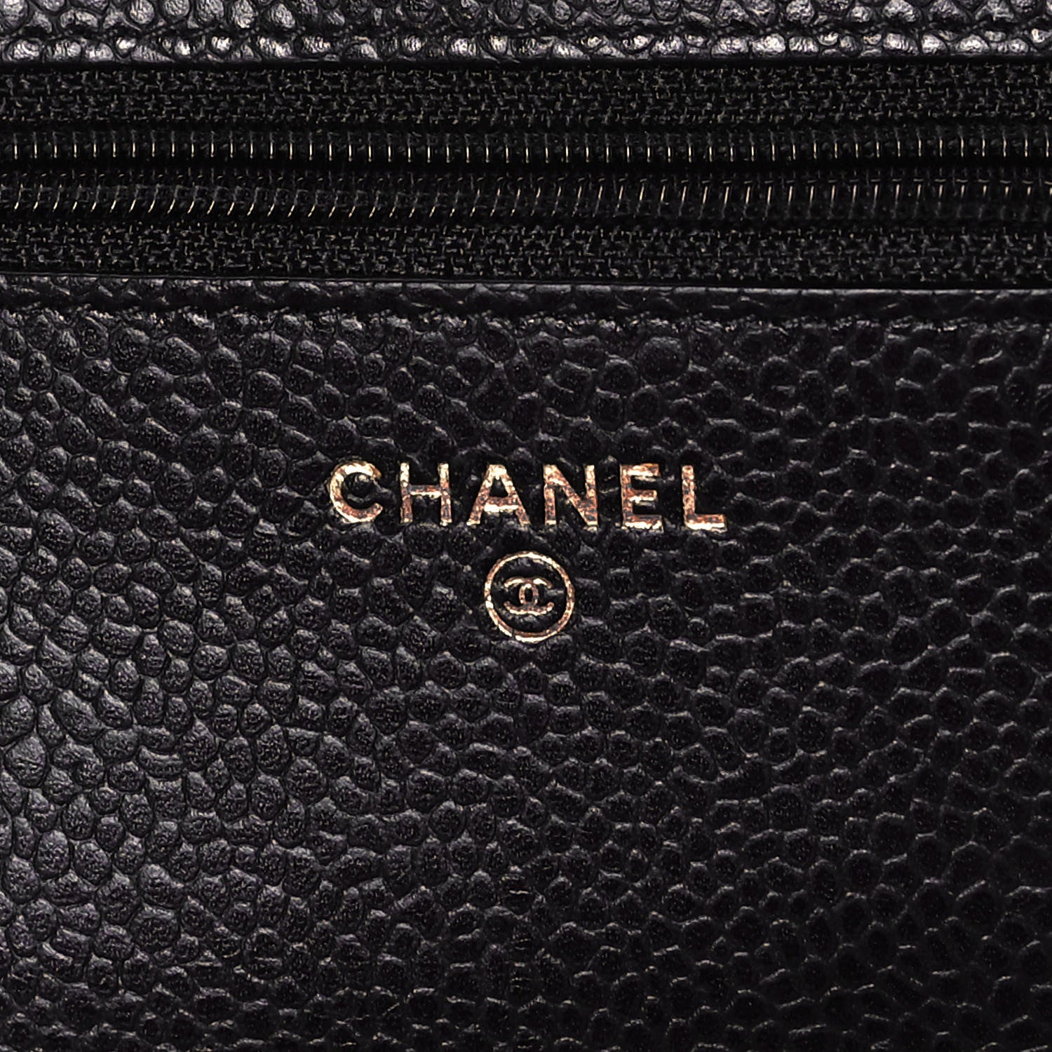 Chanel Caviar Quilted Wallet On Chain WOC Black 6 of 9