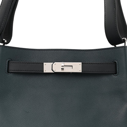 Hermes Evercolor Sombrero So Kelly 22 Bleu Ocean Bleu Obscure 7 of 11