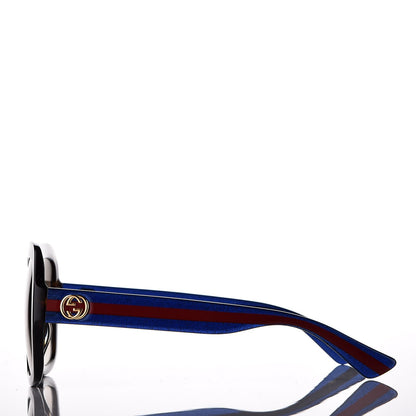 Gucci Oversize Square Web GG 0036S Sunglasses Tortoise 3 of 9