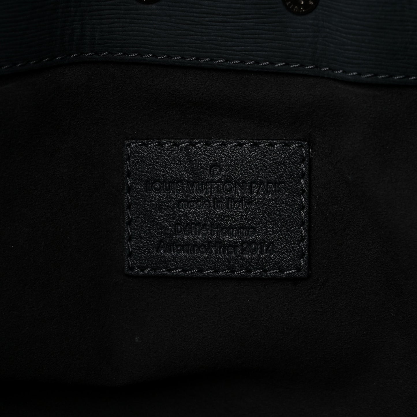 Nubuck Calfskin Folded Messenger Bag Grey