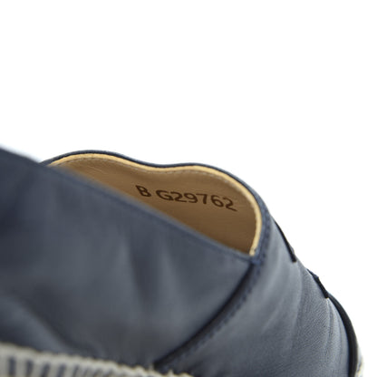 Chanel Lambskin CC Espadrilles 37 Navy Black 7 of 11