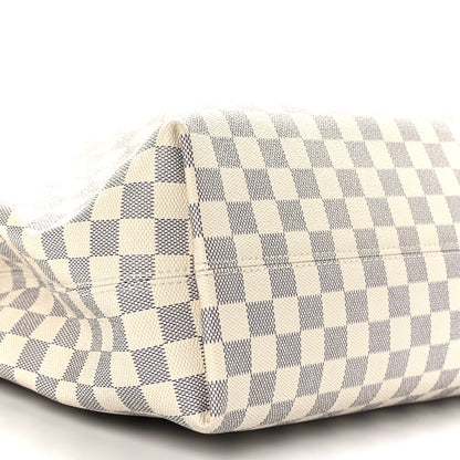 Louis Vuitton Damier Azur Graceful MM Rose Ballerine 7 of 9