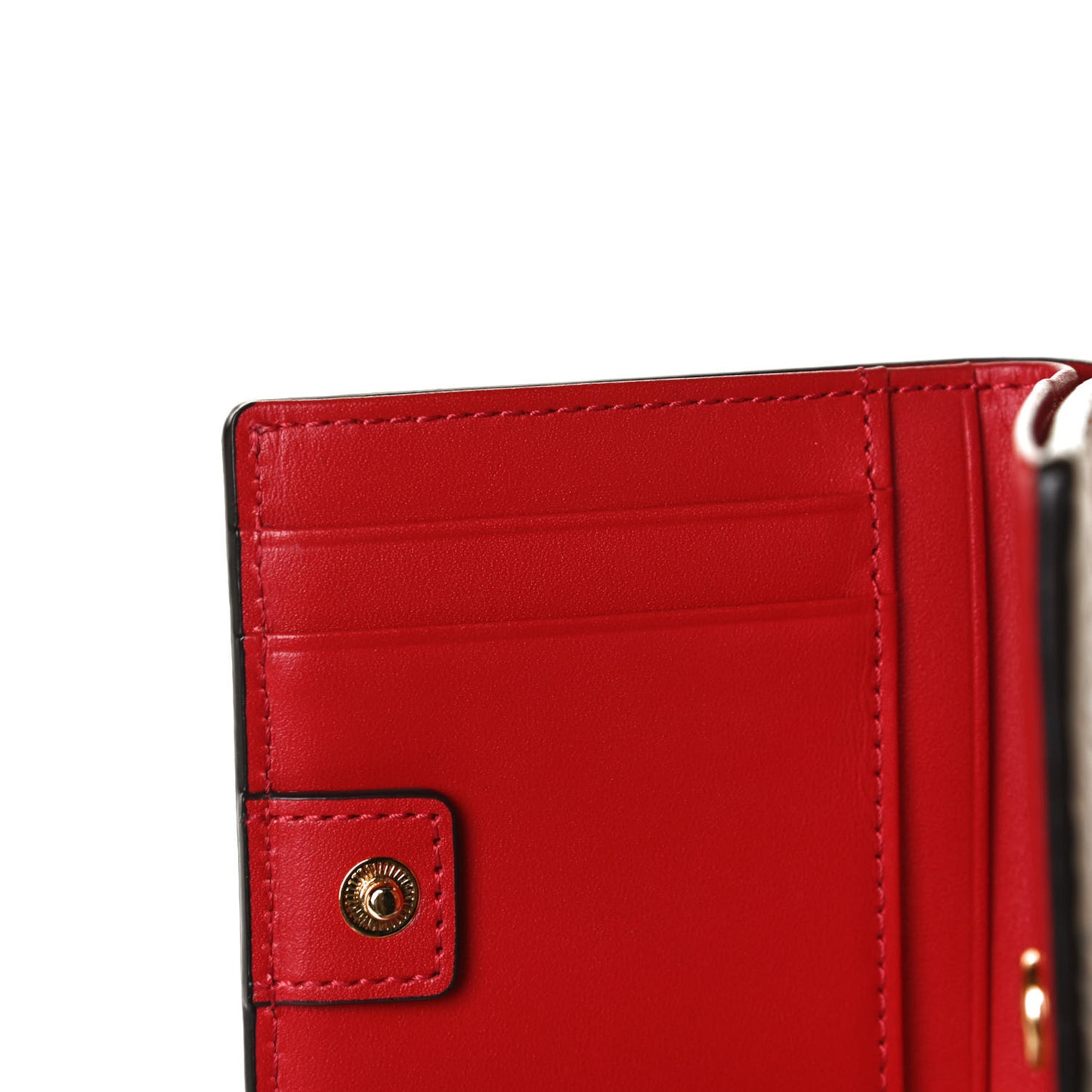 Visetos Mini Bi-Fold Wallet Cognac