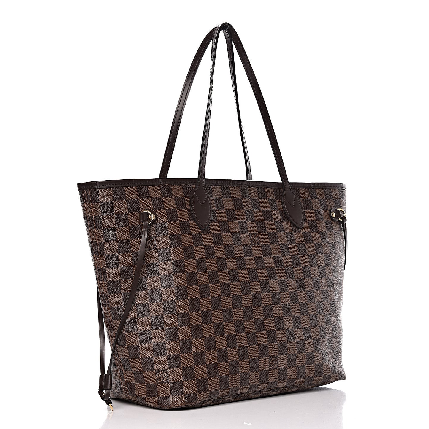 Damier Ebene Neo Neverfull MM Rose Ballerine