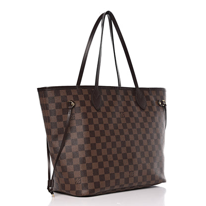 Louis Vuitton Damier Ebene Neo Neverfull MM Rose Ballerine 3 of 13