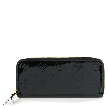 Louis Vuitton Vernis Clemence Wallet Black 1 of 7