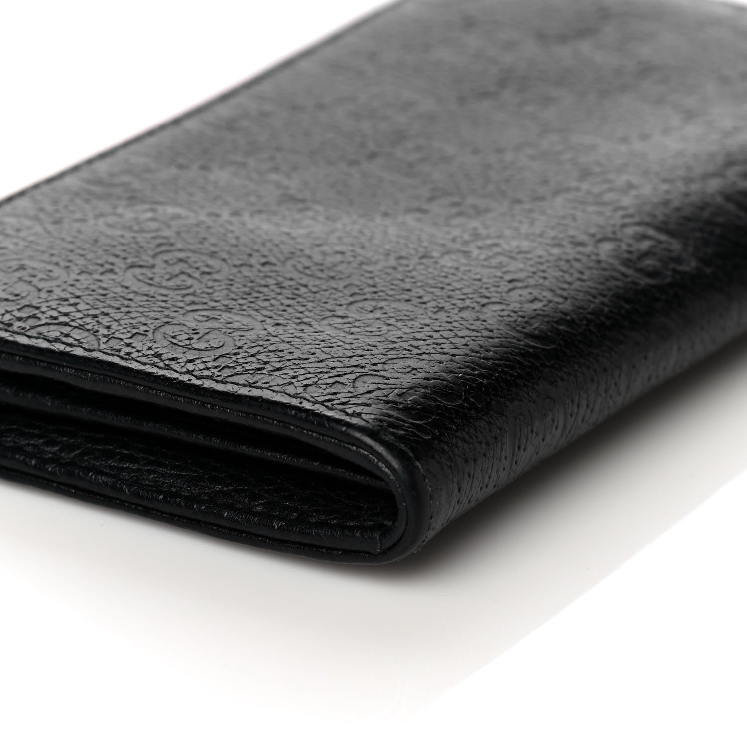 Gucci Guccissima Donna Long Wallet Black 6 of 10