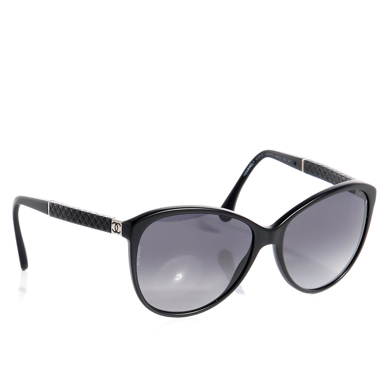 Quilted CC Sunglasses 5225Q Black