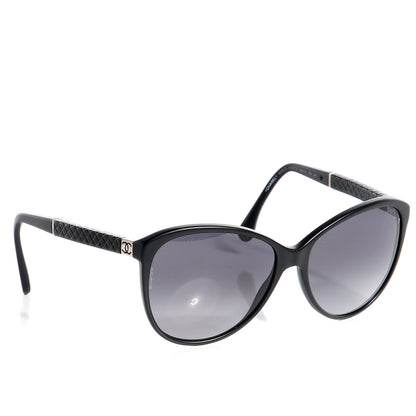 Chanel Quilted CC Sunglasses 5225Q Black 3 of 5