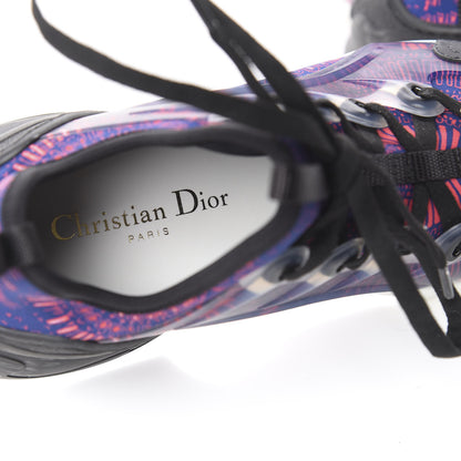 Christian Dior Technical Fabric Rubber Womens Fireworks D-Connect Sneakers 36.5 Deep Blue Pink 8 of 11