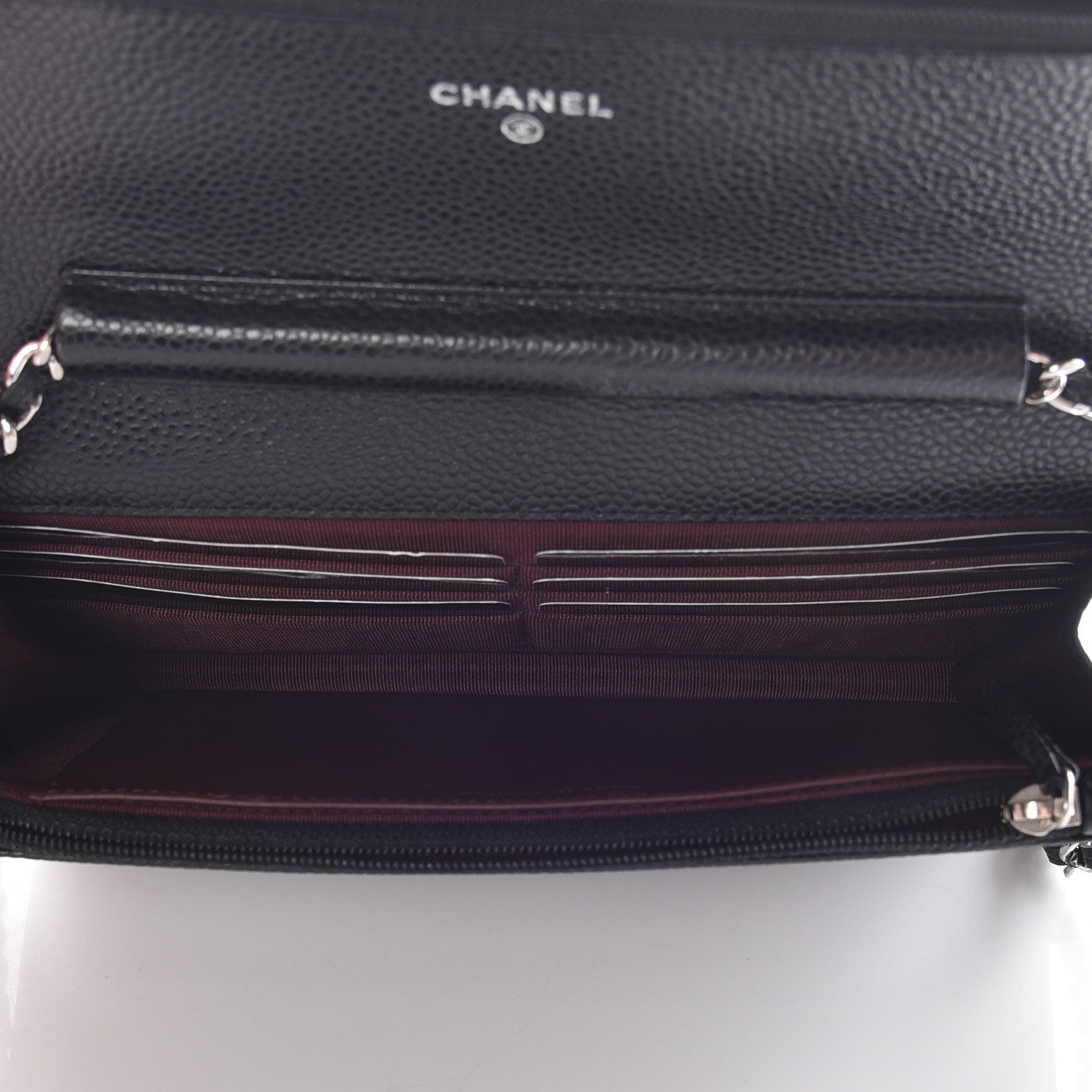 Chanel Caviar Quilted Wallet On Chain WOC Black 7 of 11
