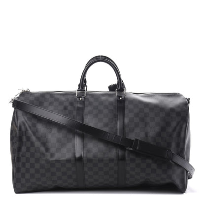 Louis Vuitton Damier Graphite Keepall Bandouliere 55 1 of 10