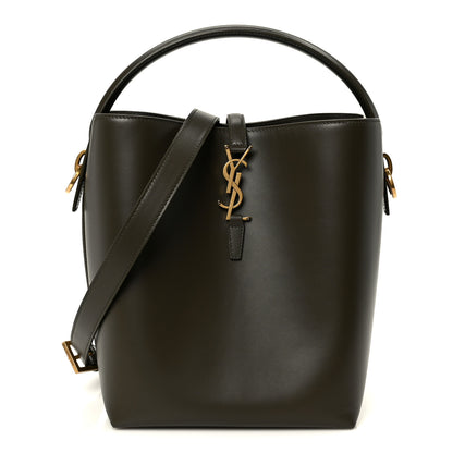 Saint Laurent Shiny Calfskin Le 37 Bucket Bag Arabica 1 of 11