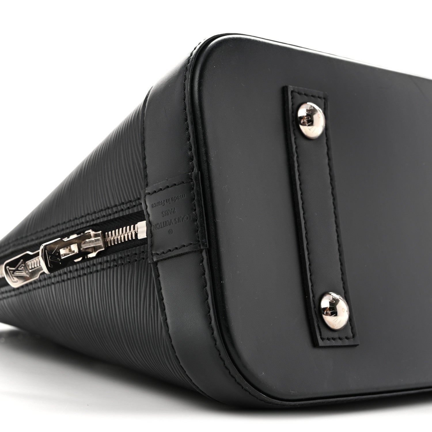 Louis Vuitton Metallic Epi Alma PM Black Silver 9 of 12
