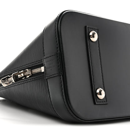 Louis Vuitton Metallic Epi Alma PM Black Silver 9 of 12