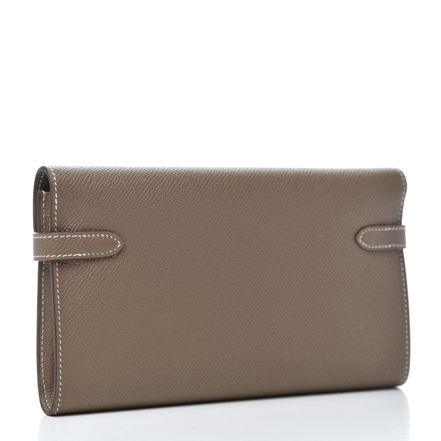 Hermes Epsom Kelly Longue Wallet Etoupe 3 of 9