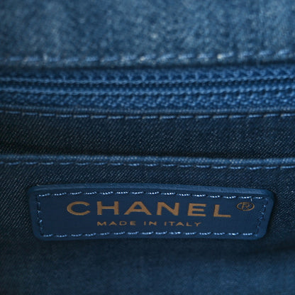 Chanel Denim Quilted Mini Pearl Crush Flap Blue 6 of 10