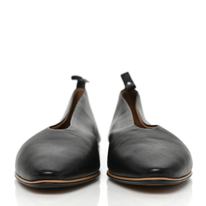 Bottega Veneta Nappa Almond Flats 35 Black 2 of 7