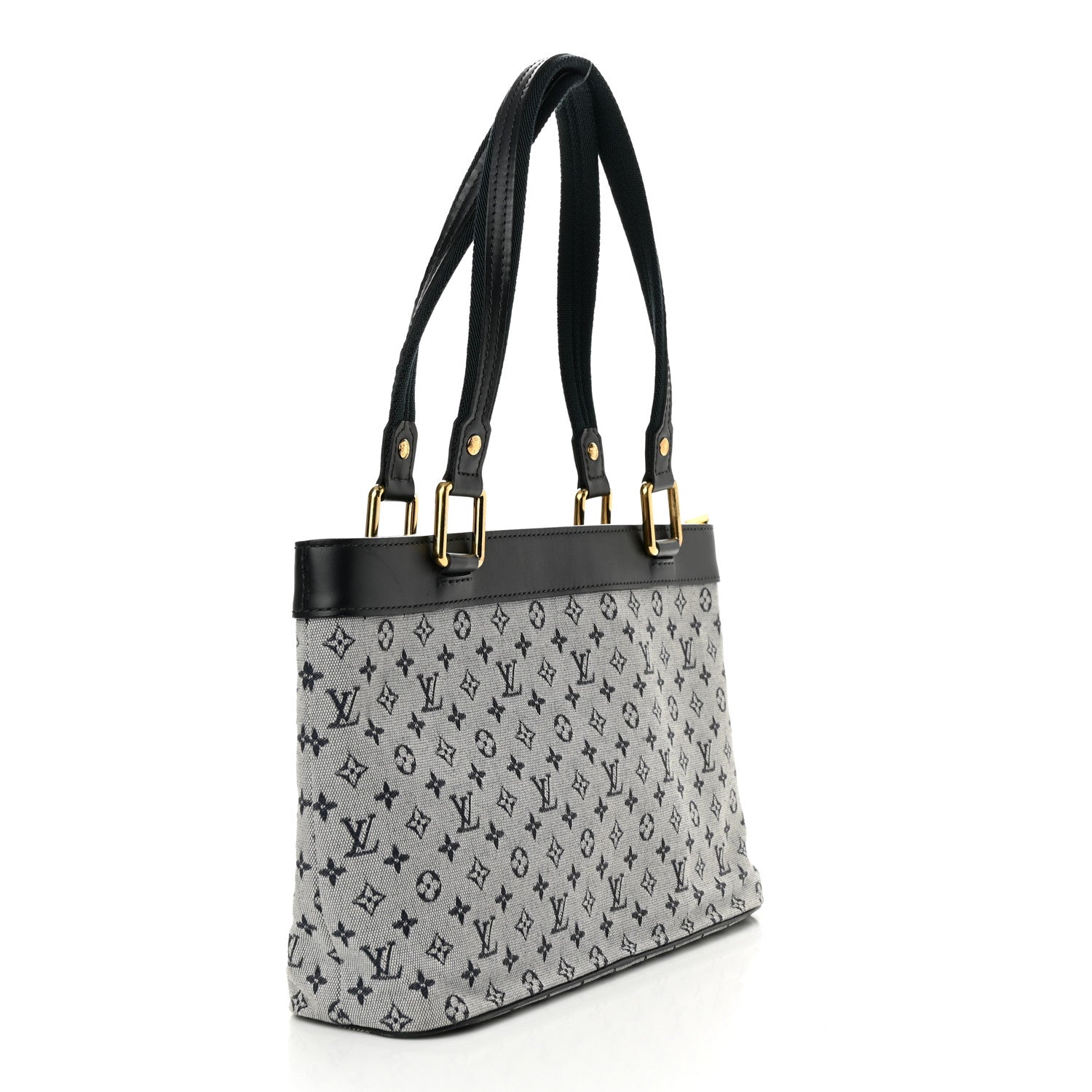 Louis Vuitton Mini Monogram LUCILLE PM Blue 3 of 12