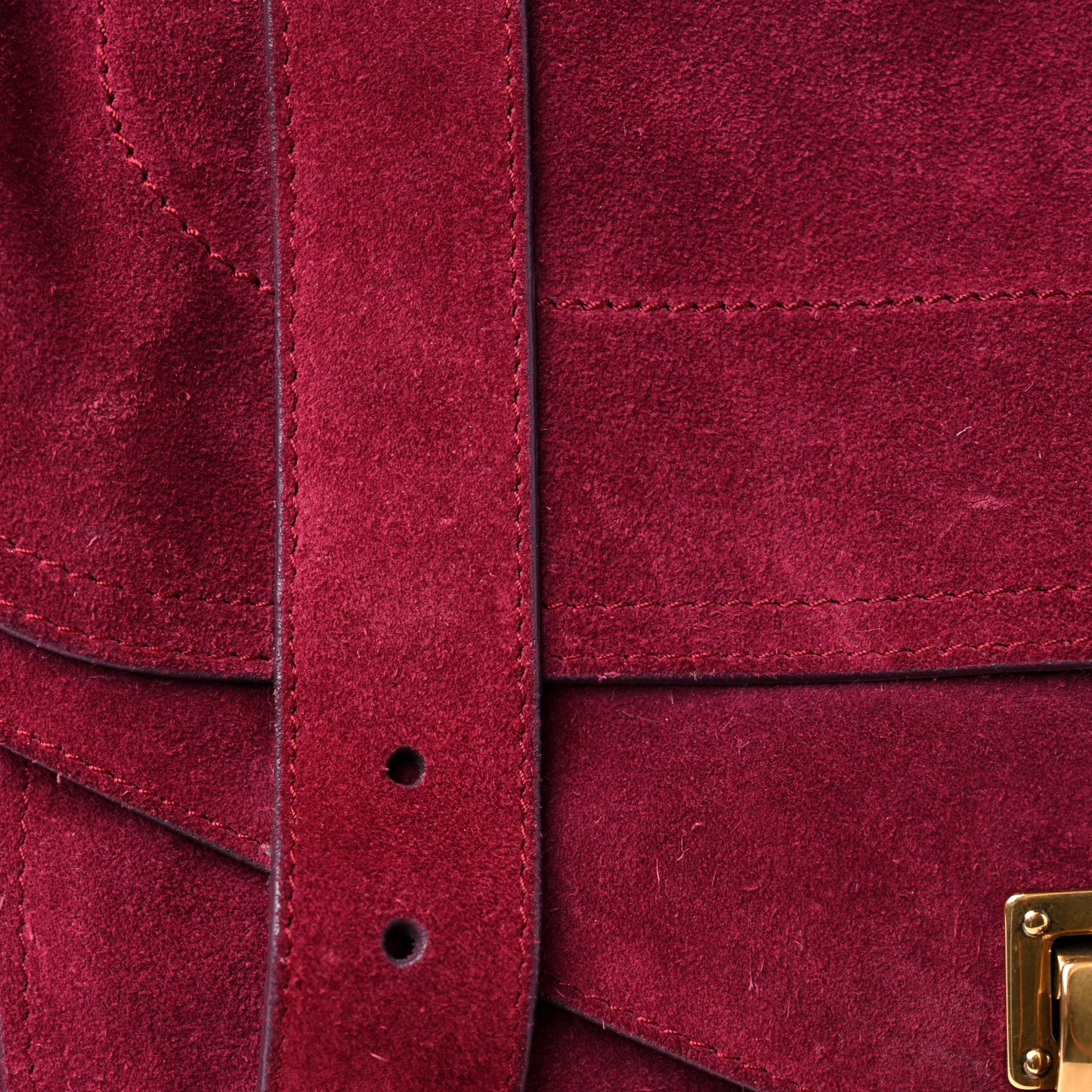 Suede Medium PS1 Satchel Raspberry