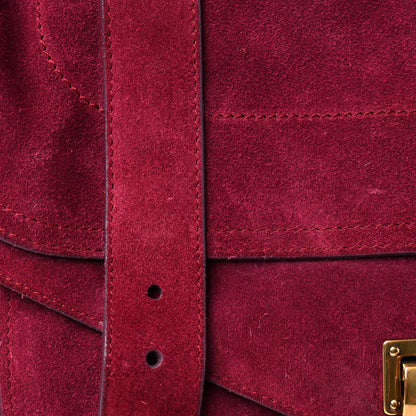 Proenza Schouler Suede Medium PS1 Satchel Raspberry 13 of 13