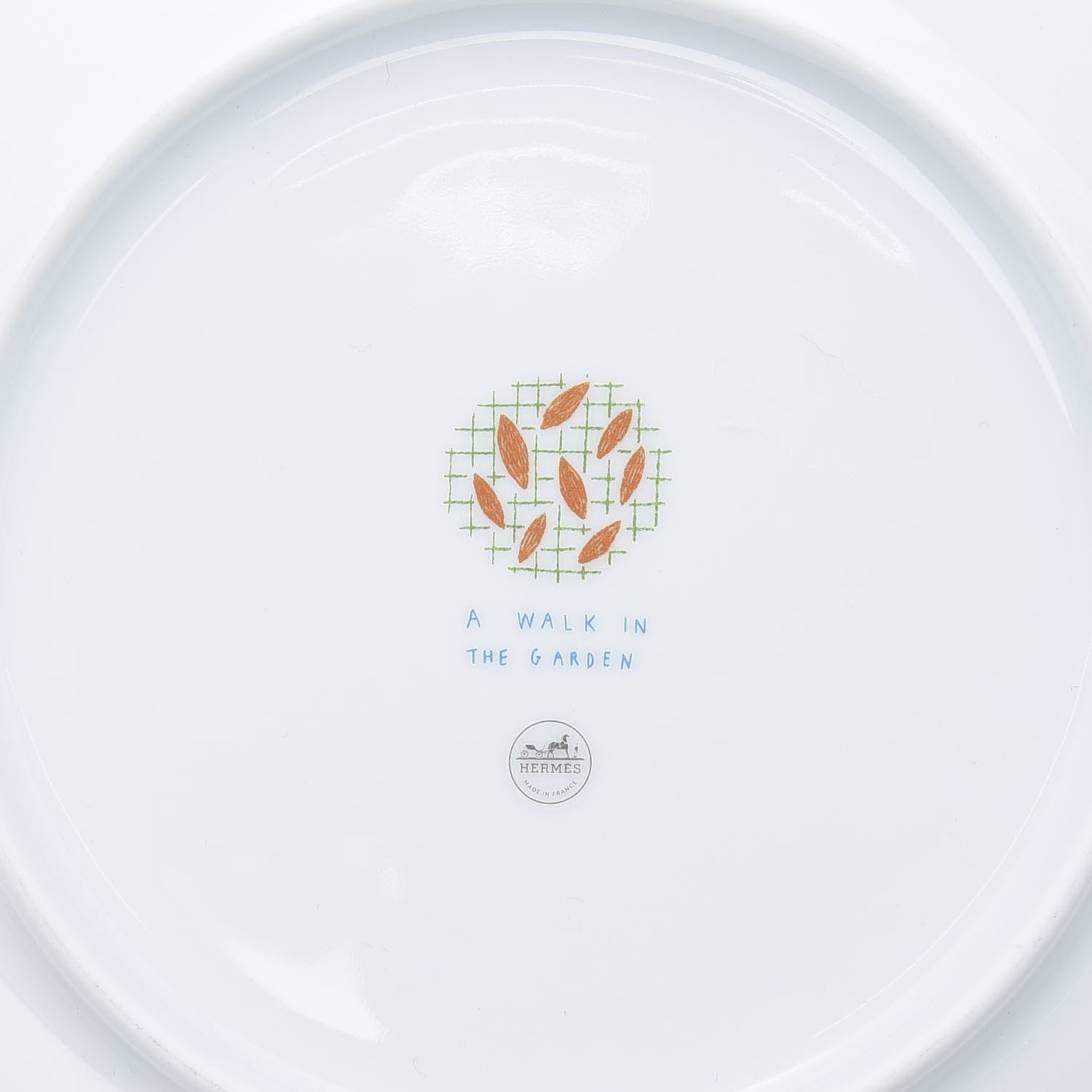 Hermes Porcelain A Walk in the Garden Dinner Plate Wysteria 5 of 6