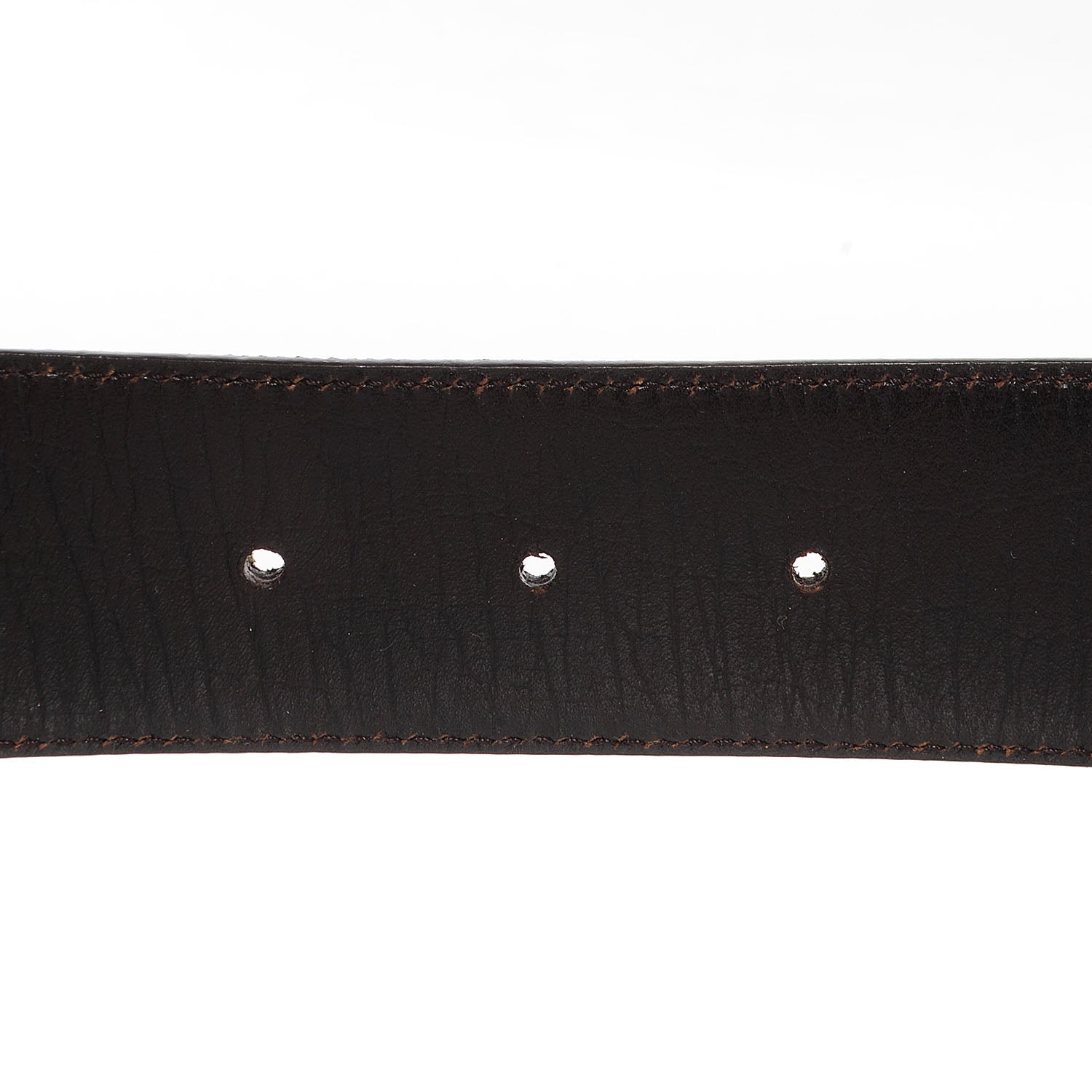 Gucci GG Plus Monogram Interlocking G Belt 85 34 Brown 4 of 4