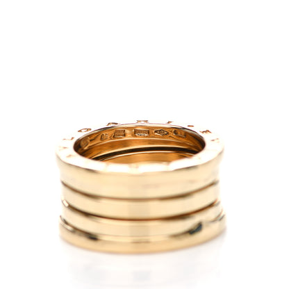 Bulgari 18K Yellow Gold B.Zero1 Four-Band Ring 50 5.25 5 of 5