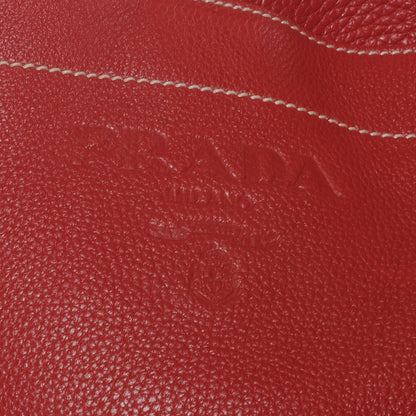Prada Vitello Daino Hobo Rosso 8 of 8