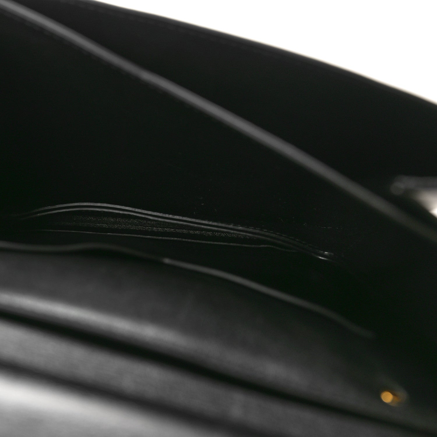 Bottega Veneta Calfskin Mount Envelope Bag Black 5 of 10