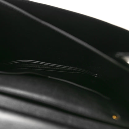 Bottega Veneta Calfskin Mount Envelope Bag Black 5 of 10