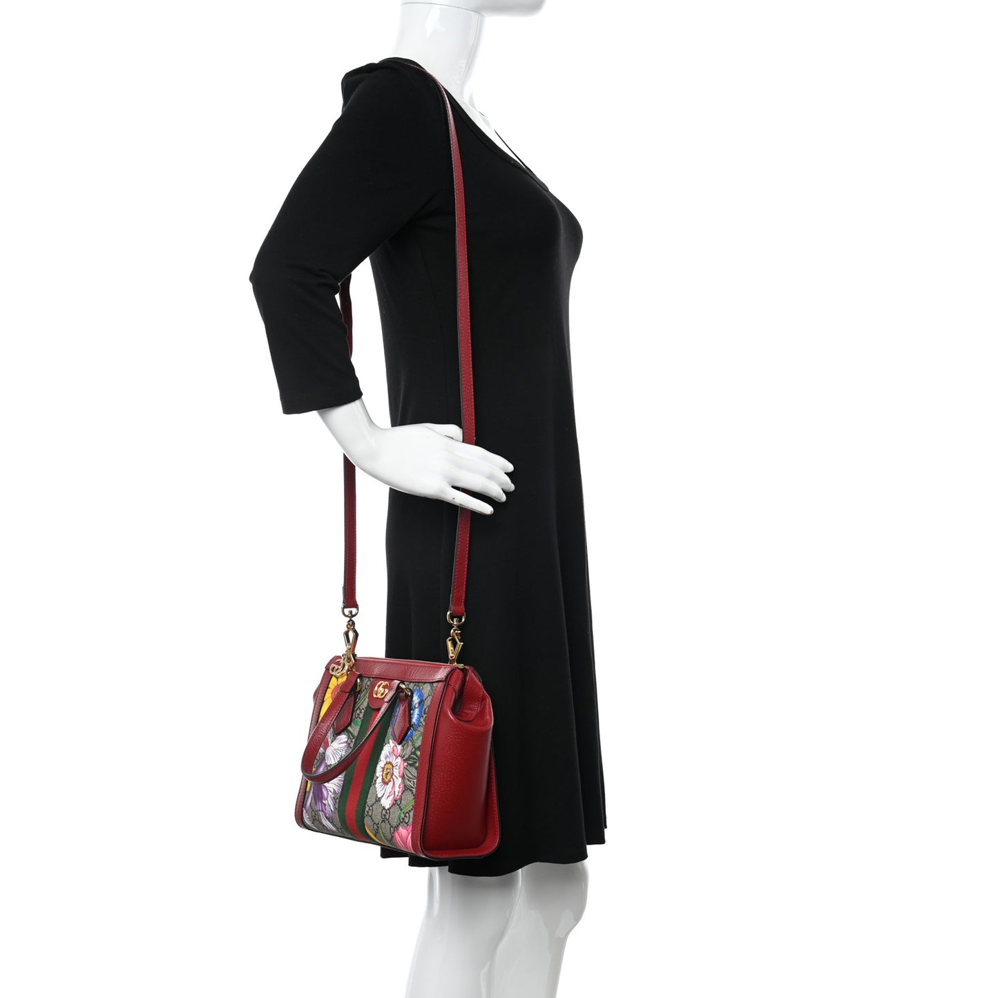 Monogram Shoulder Bag Red