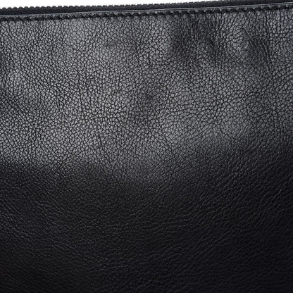 Prada Glace Calf Etiquette Clutch Black Astrale 9 of 10