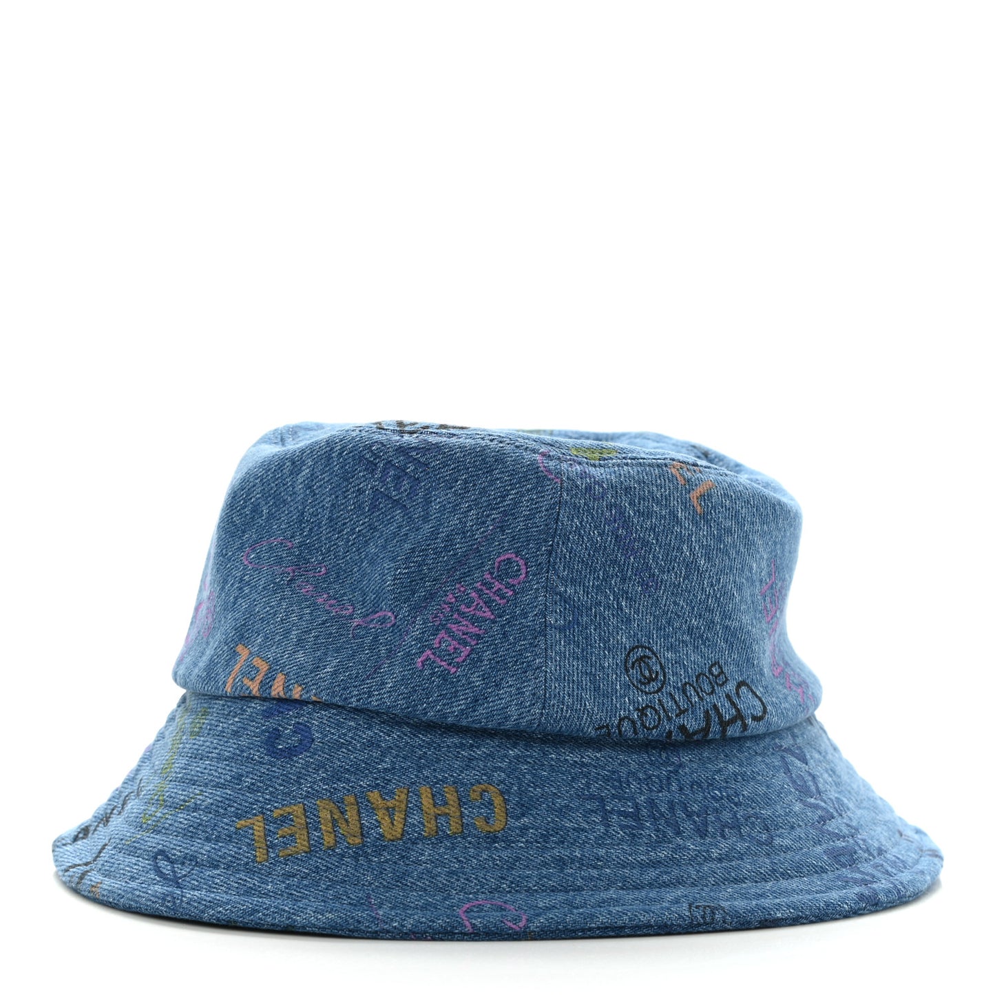 Denim Mood Cloche Bucket Hat S Blue