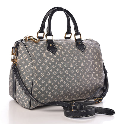 Louis Vuitton Monogram Idylle Speedy Bandouliere 30 Encre 3 of 9