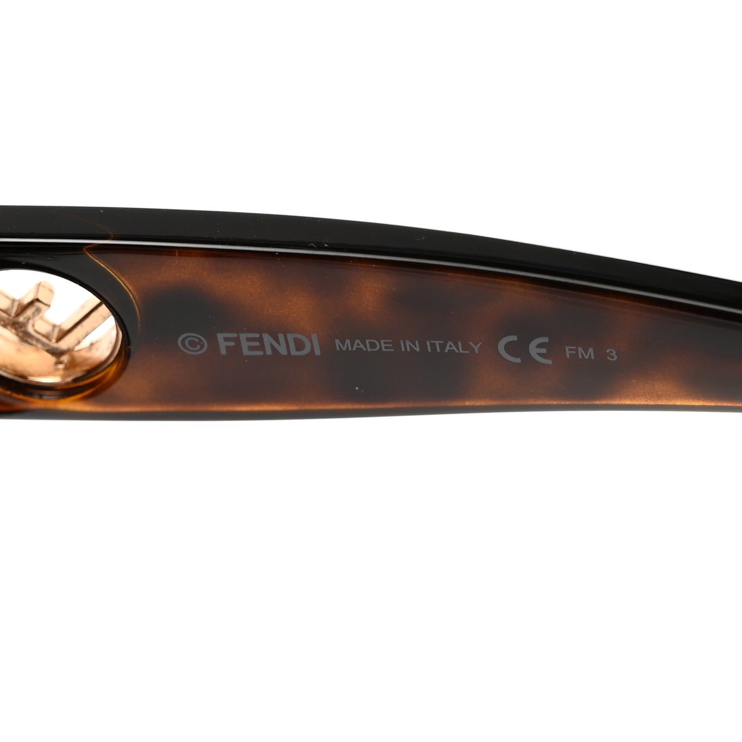 Acetate F is Fendi Cat Eye Sunglasses FF 0360/G/S Havana
