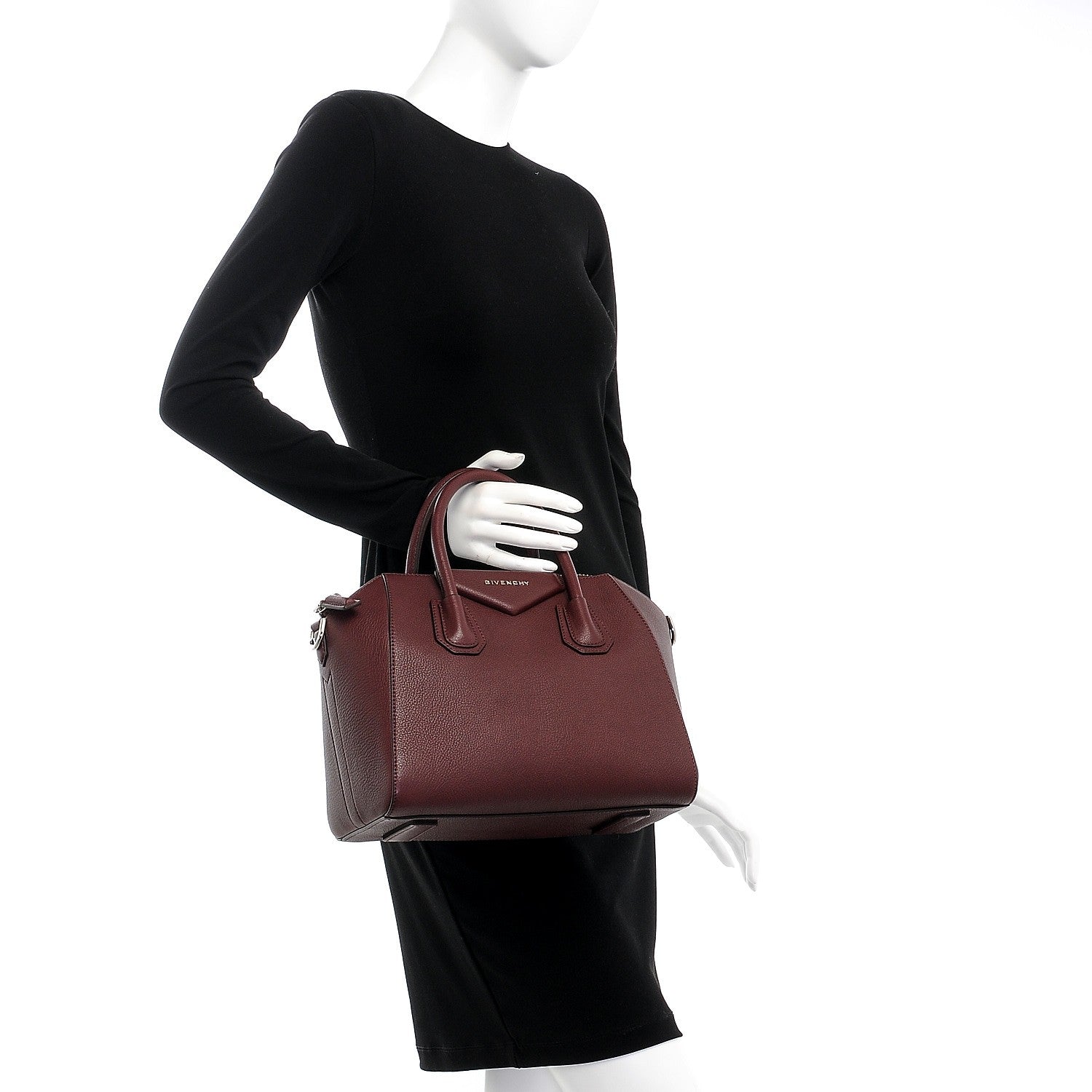 Givenchy Sugar Goatskin Small Antigona Oxblood 3 of 9