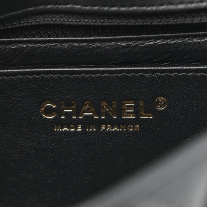 Chanel Lambskin Quilted Mini Rectangular Flap Black 5 of 9