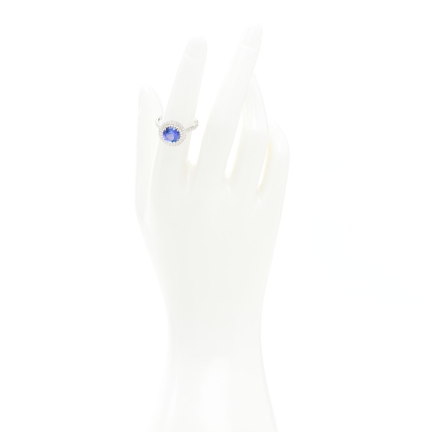 Platinum Diamond Tanzanite Soleste Ring 52 6