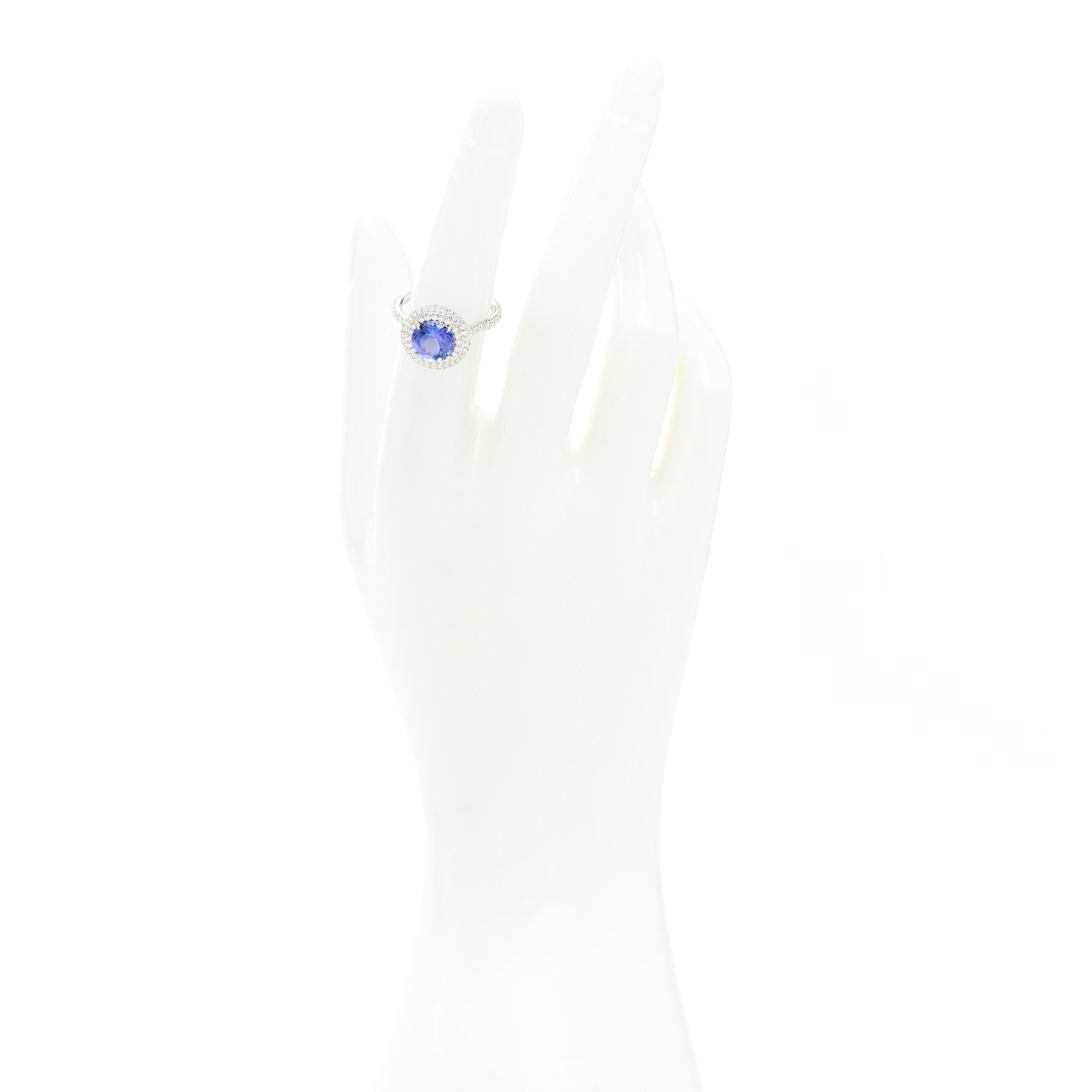 Tiffany Platinum Diamond Tanzanite Soleste Ring 52 6 2 of 6