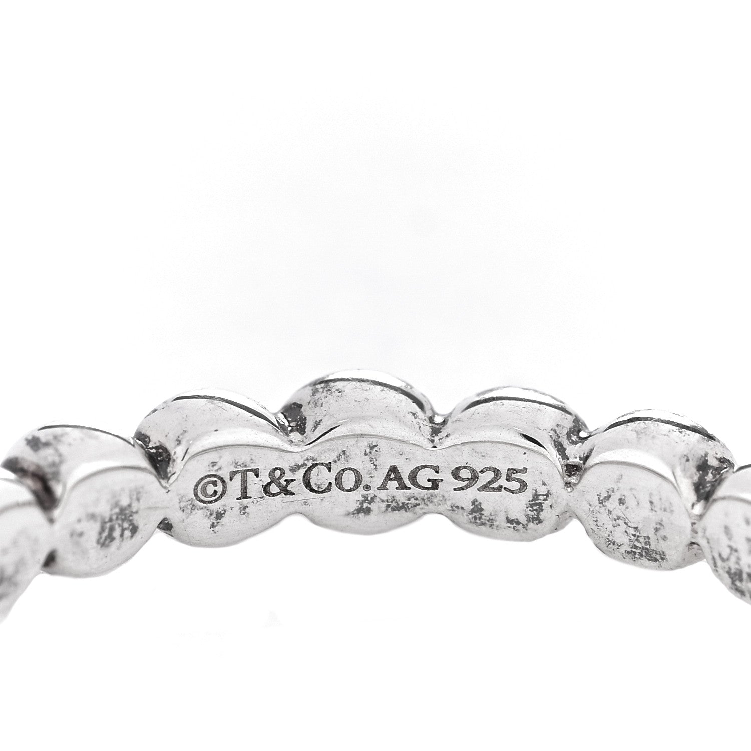 Tiffany Sterling Silver HardWear Bead Ring 57 8 4 of 4