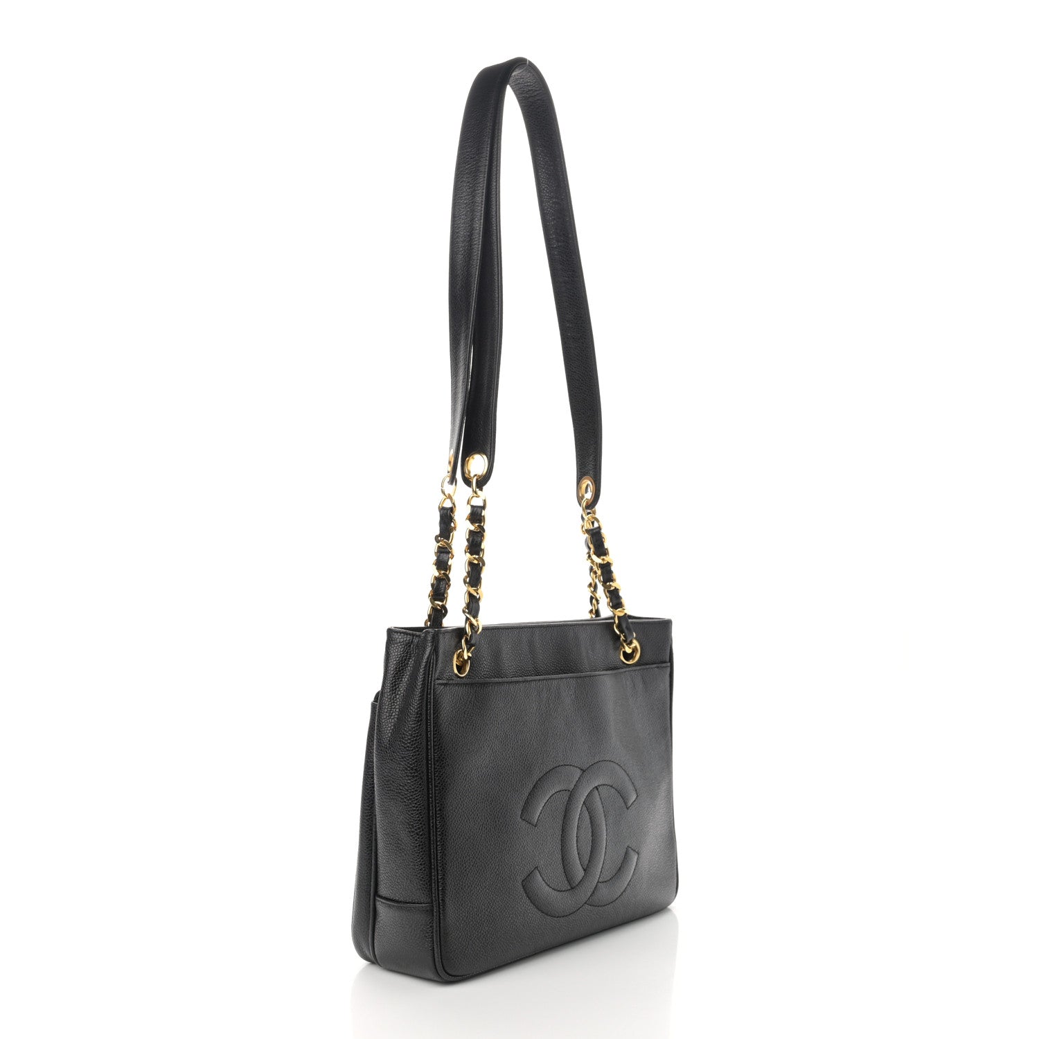 Chanel Caviar Flap Shoulder Bag Black 3 of 12