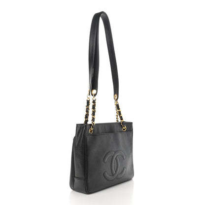 Chanel Caviar Flap Shoulder Bag Black 3 of 12