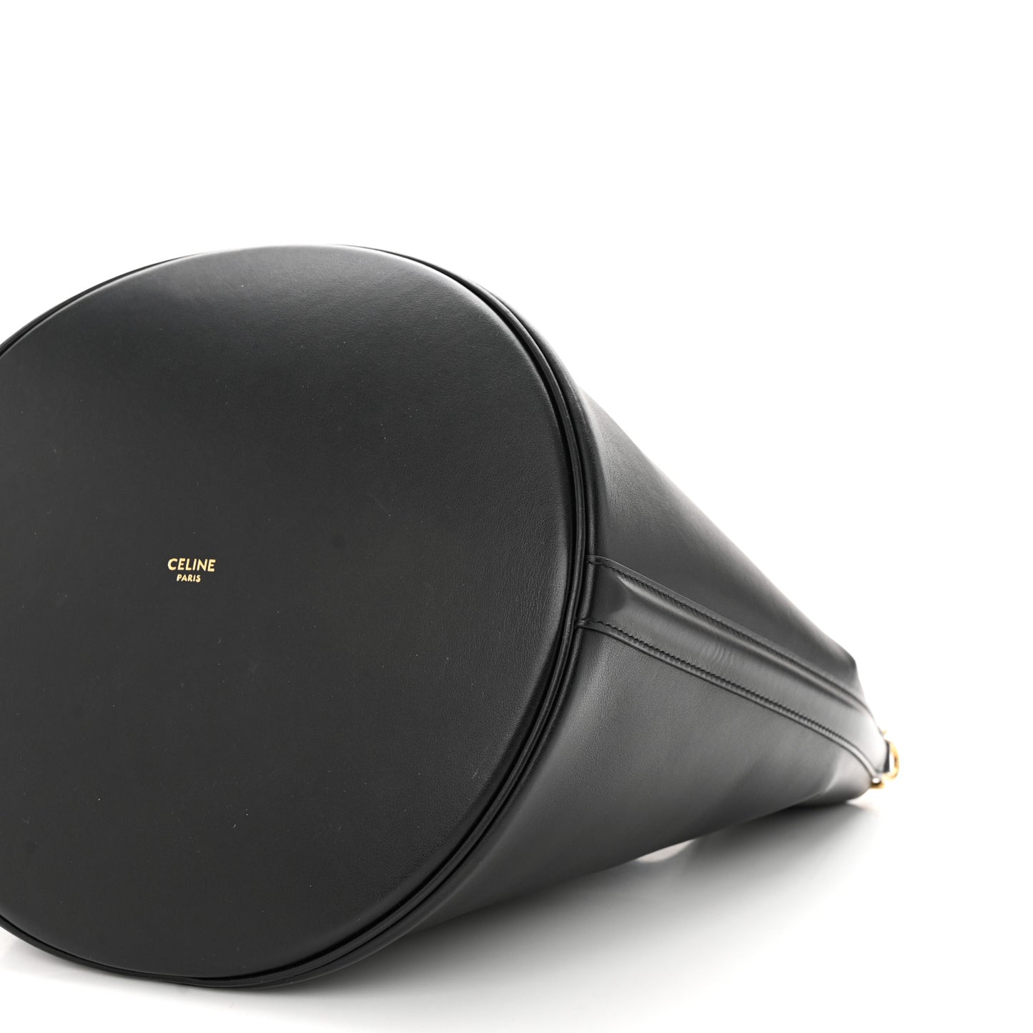 Smooth Calfskin Bucket 16 Bag Black